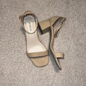 Beige JustFab 2inch Heel